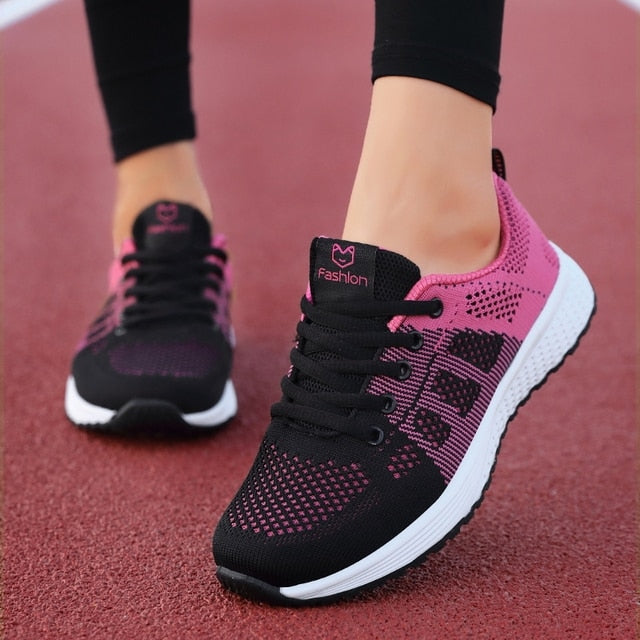 Women Breathable Mesh Sneakers-Shoes for Women-Hemnix-Rose-36-Hemnix