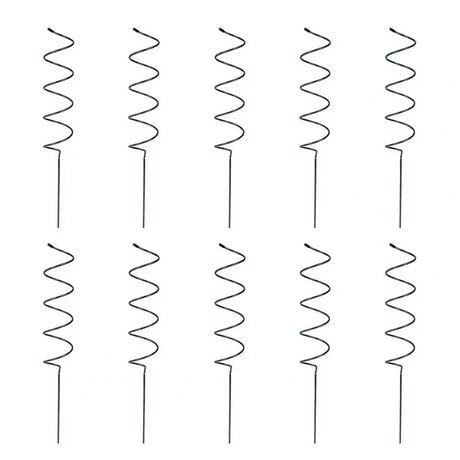 Carvallo Rankstänger Tomater Spiralstänger 10-pack | 40 cm längd | Väderbeständiga & Stabil | För klättrande växter & grönsaker Carvallo