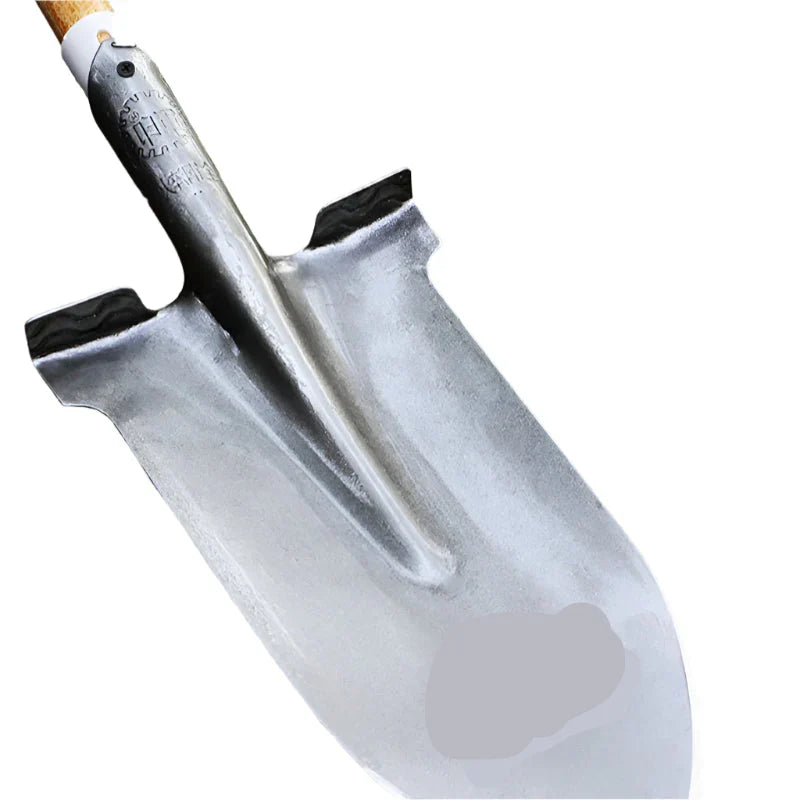 Carvallo Vollstålspade i manganstål | Härdad & Extra Tjock | För jordarbete, plantering & rotgrönsaker – Proffs-trädgårdsskyffel Carvallo