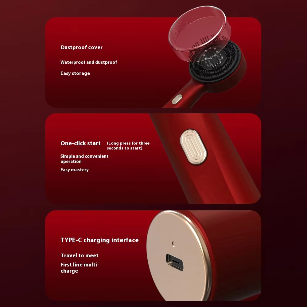 Röd Ljus Huvudbotten Terapi Kam Carvallo