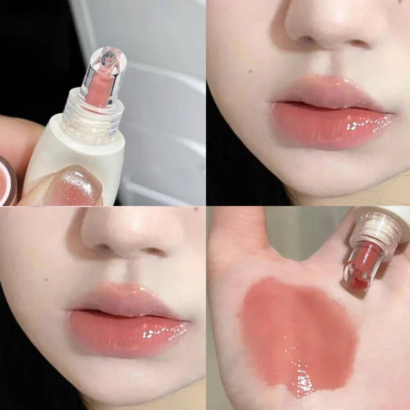 Carvallo-Gloss LumiLips MirrorGloss | Klar glansvård med jelly-textur | Fuktgivande & Icke-klibbig | 5 ml Carvallo