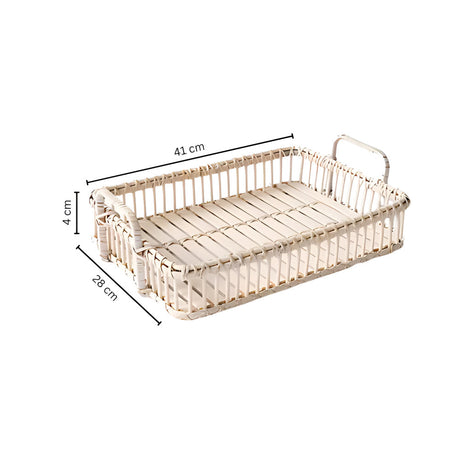 Rustik Vev Rattan Bricka Carvallo