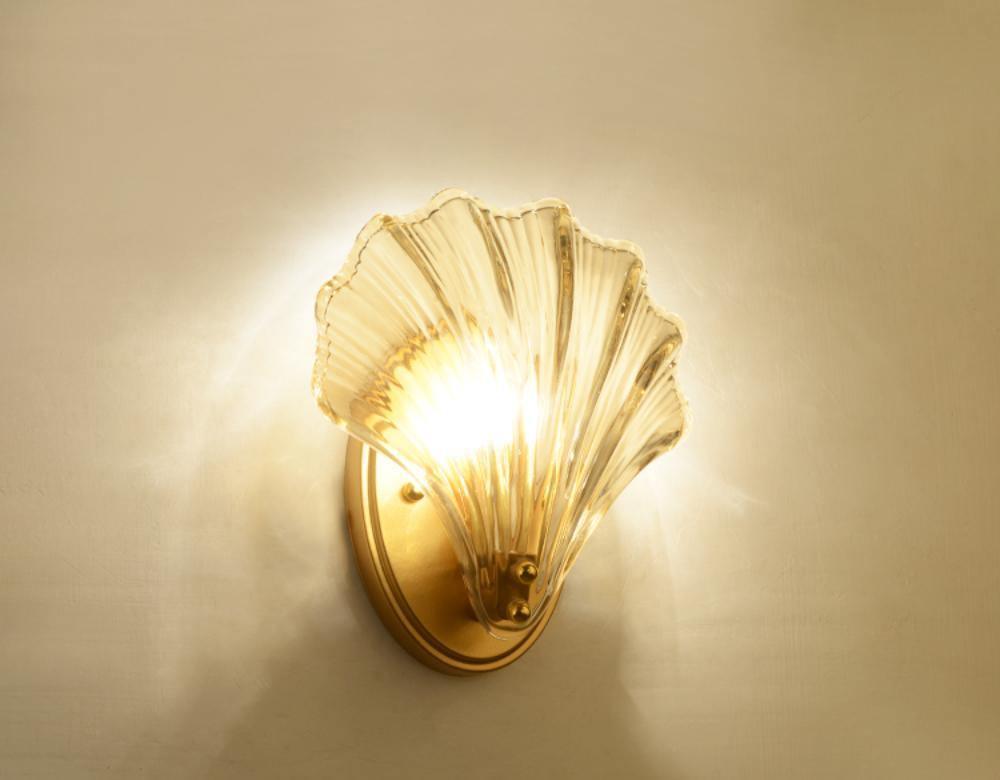 Elegant Shell Vägglampa – Kustinspirerad Sconce för Strandiga Vibes Carvallo