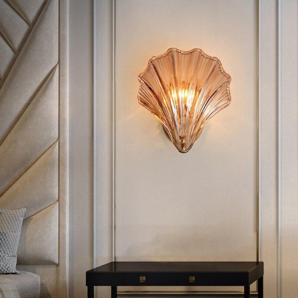 Elegant Shell Vägglampa – Kustinspirerad Sconce för Strandiga Vibes Carvallo