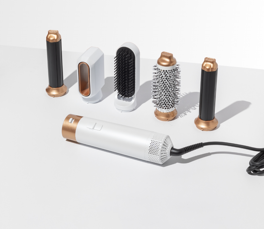 Lyxig hårstylist – Gör ditt hår hemma slätt, slätt eller voluminöst Carvallo