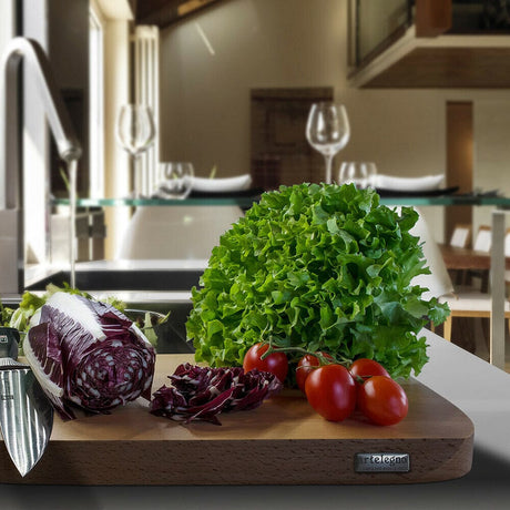 Siena skärbräda i valnöt från Artelegno – Italiensk hantverk för kök och gastronomi Carvallo