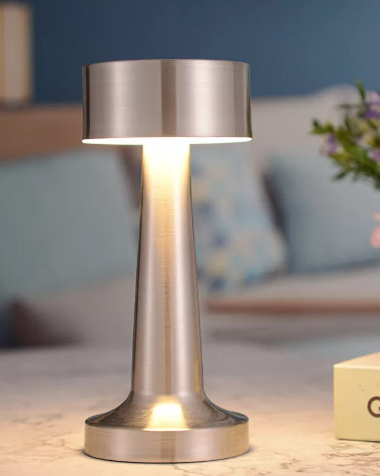 LED Bordslampa - Guld - Dimbara - Touchknapp - Modern Design Carvallo