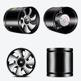 Carvallo Leiser Avfuktsfläkt | Kraftfull & Låg ljudnivå | För Kök, Bad & Kontor | Olika Storlekar | Svart/Vit Carvallo