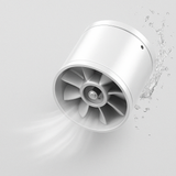 Carvallo Leiser Avfuktsfläkt | Kraftfull & Låg ljudnivå | För Kök, Bad & Kontor | Olika Storlekar | Svart/Vit Carvallo