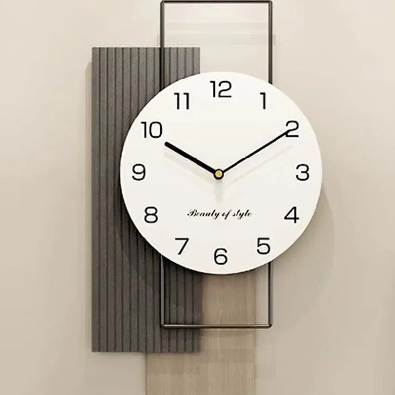 Silent Wall Clock | Stylish Bamboo & Wood | Small & Large Options | Brick by Brick Carvallo