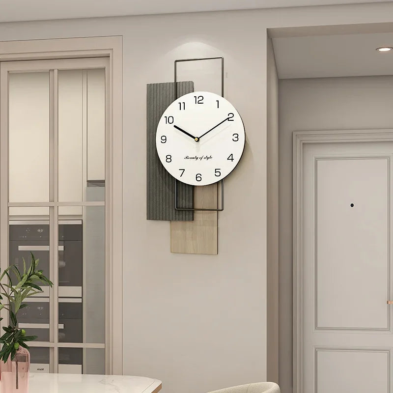 Silent Wall Clock | Stylish Bamboo & Wood | Small & Large Options | Brick by Brick Carvallo
