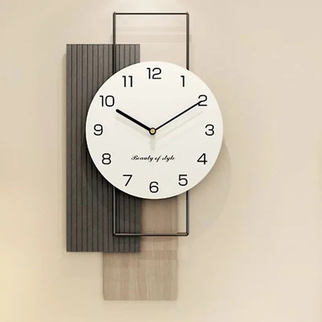 Silent Wall Clock | Stylish Bamboo & Wood | Small & Large Options | Brick by Brick Carvallo