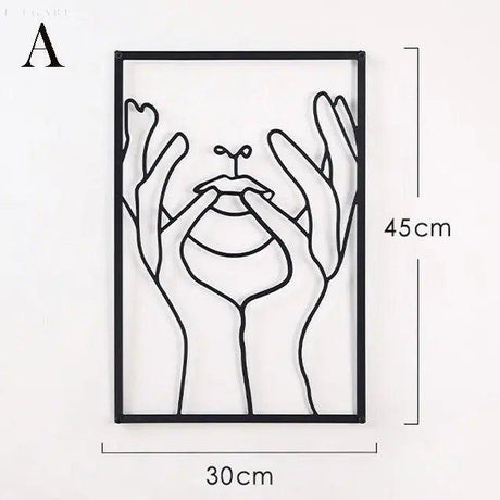 Silhuett - Nordisk Väggkonst i Metall Carvallo