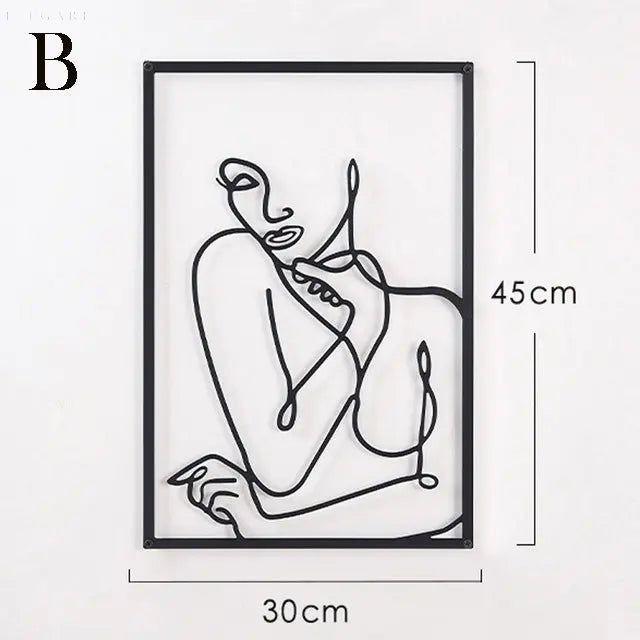 Silhuett - Nordisk Väggkonst i Metall Carvallo