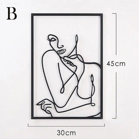 Silhuett - Nordisk Väggkonst i Metall Carvallo