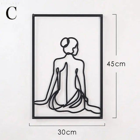 Silhuett - Nordisk Väggkonst i Metall Carvallo