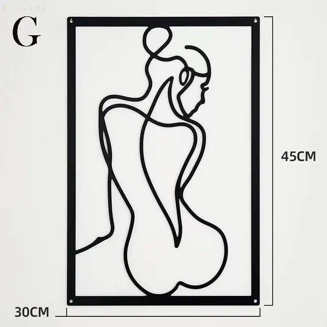 Silhuett - Nordisk Väggkonst i Metall Carvallo