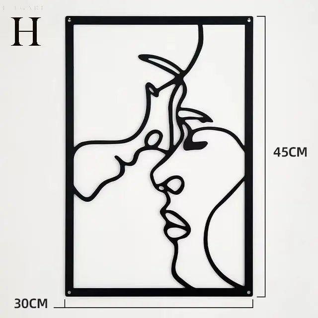 Silhuett - Nordisk Väggkonst i Metall Carvallo