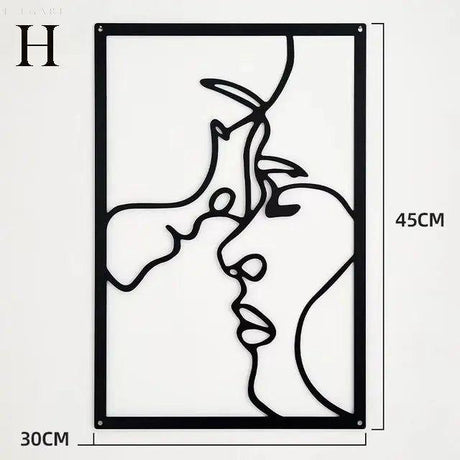 Silhuett - Nordisk Väggkonst i Metall Carvallo