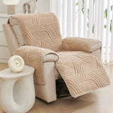 Silven Plush Förstärkt Antisklid Recliner Soffa Täcke Carvallo