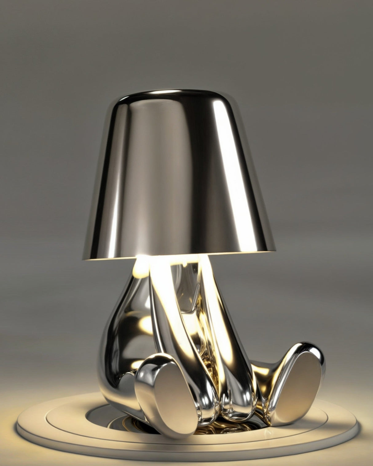 Carvallo – Guld-färgad USB-laddningsbar bordslampa, dimbar och kompakt Carvallo