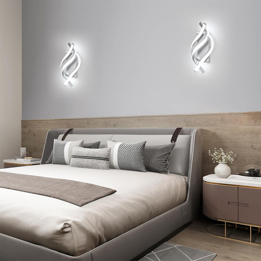 Aluminium LED Väggsäljare | Modern Sovrums Utomhusbelysning | 22W | Brick by Brick Carvallo
