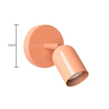 Enkel dekorativ metallväggslampa Carvallo