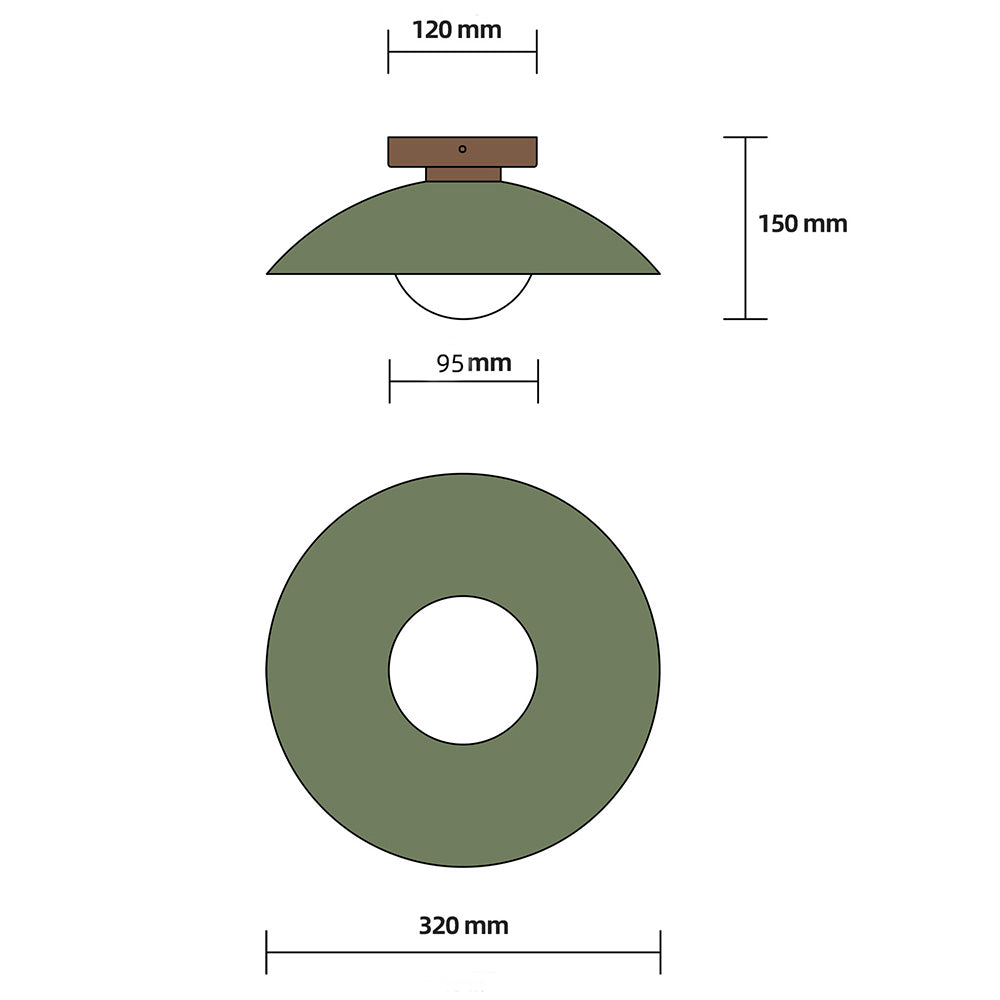 Enkel Rund Infälld Taklampa Carvallo