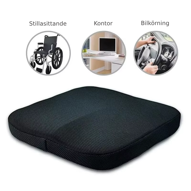 Ergonomisk Sittkudde – Avlastning för Svanskota & Ryggsmärta