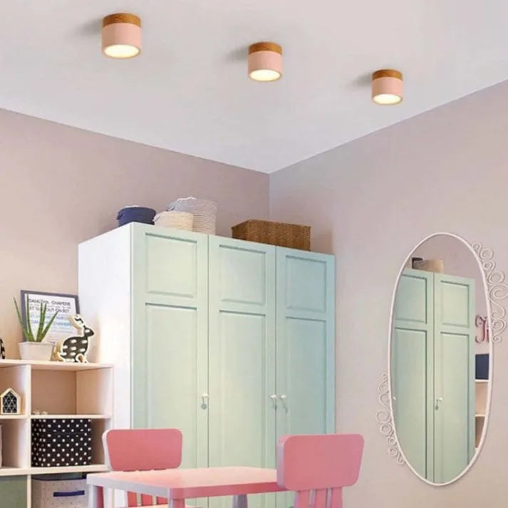 Minimalistisk Skandinavisk Cylinder LED Takarmatur Carvallo