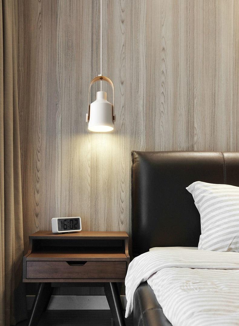 Nordisk Trä och Metall Hängande Spotlight Carvallo