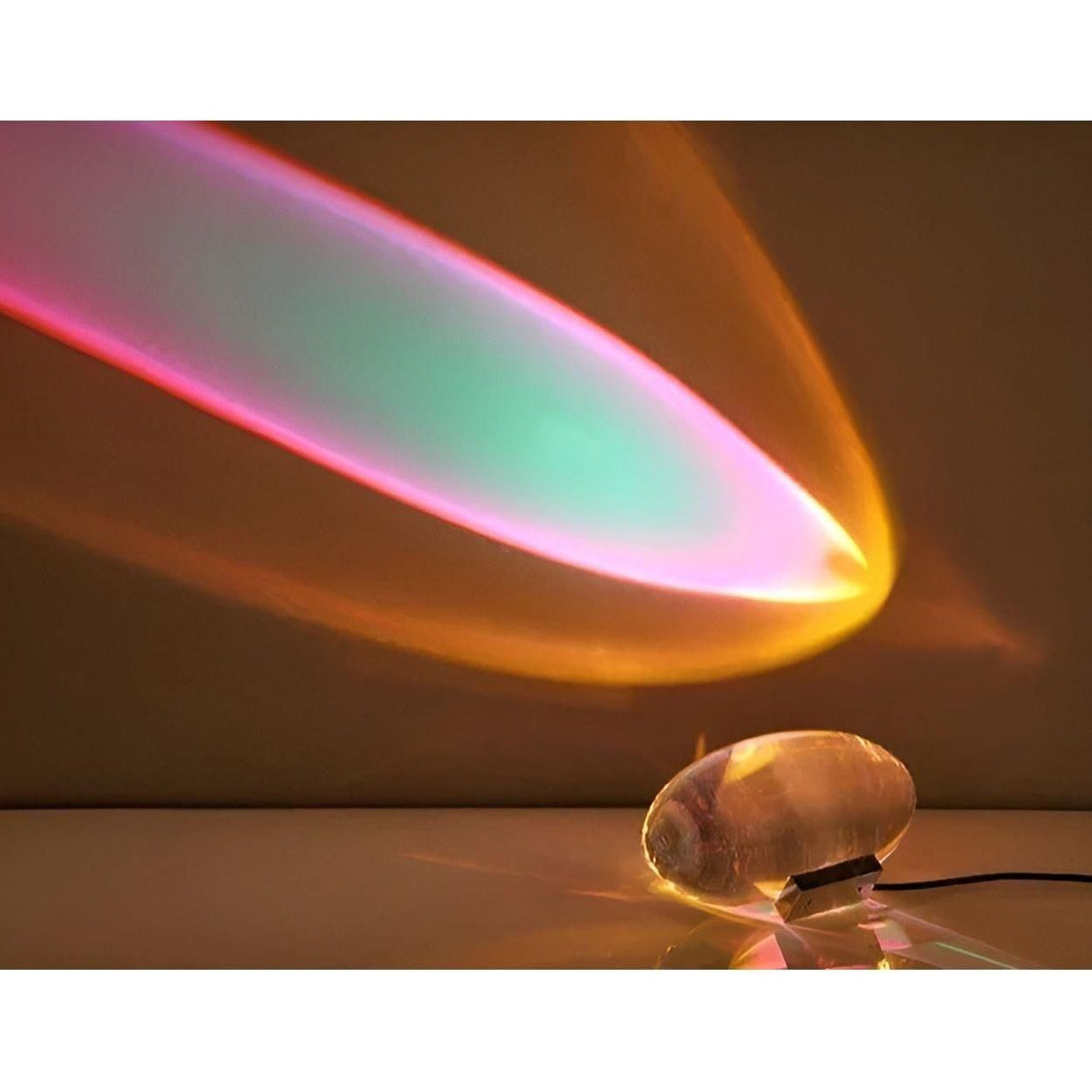 Kristall LED-nattlampa – Dekorativ lampa med himmelmotiv för sovrum & vardagsrum Carvallo