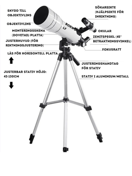 Teleskop BORWOLF 40070-VaruZ-Hemnix