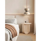 GlowZen Lampa - Rumsinredning Travertin LED Pendellampor - Wabi Sabi Carvallo