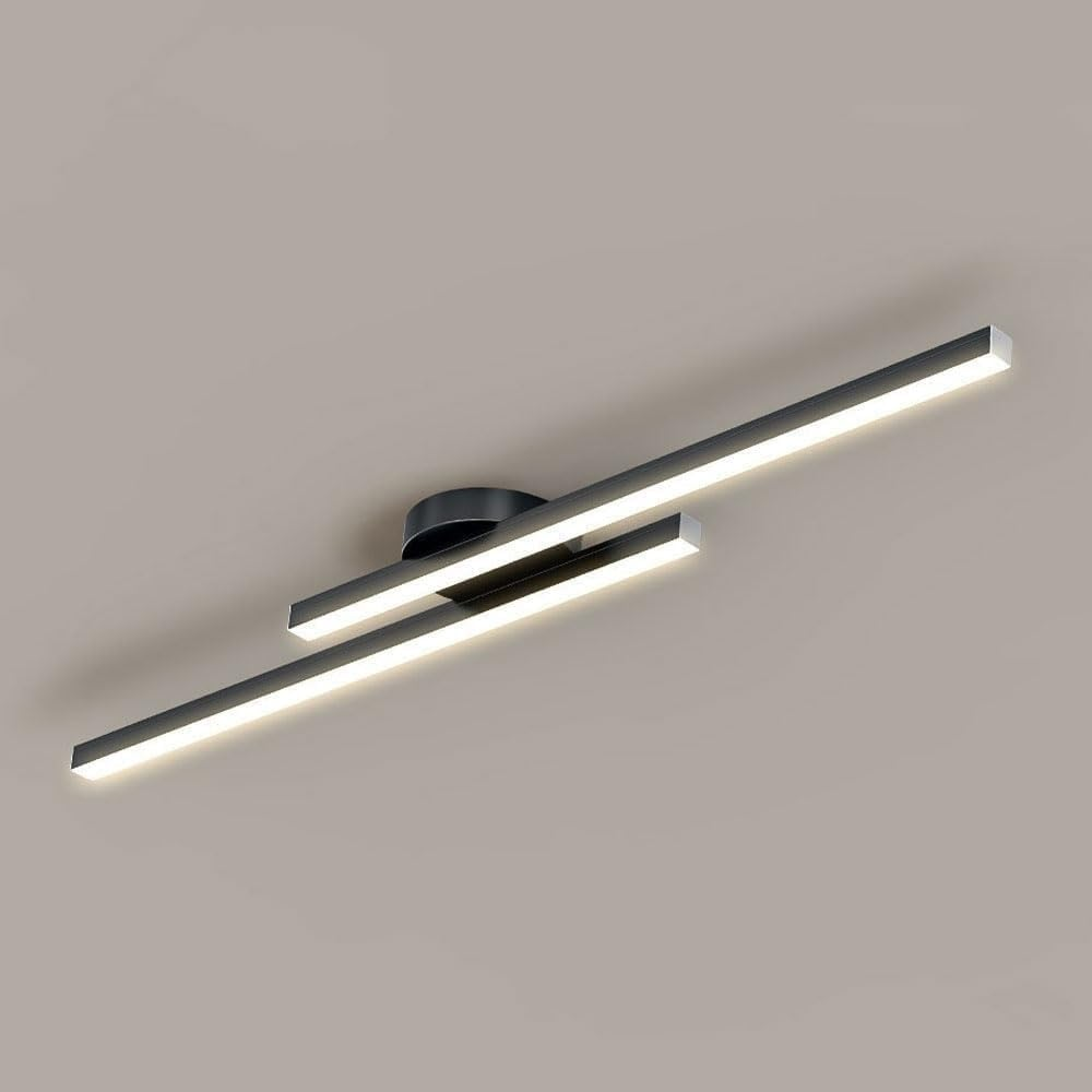 Aluminium LED Taklampa | Modern Minimalist Semi-Flush Mount för Vardagsrum Sovrum | Brick by Brick Carvallo