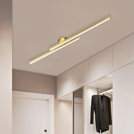 Aluminium LED Taklampa | Modern Minimalist Semi-Flush Mount för Vardagsrum Sovrum | Brick by Brick Carvallo