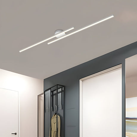 Aluminium LED Taklampa | Modern Minimalist Semi-Flush Mount för Vardagsrum Sovrum | Brick by Brick Carvallo