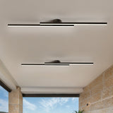 Aluminium LED Taklampa | Modern Minimalist Semi-Flush Mount för Vardagsrum Sovrum | Brick by Brick Carvallo