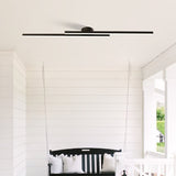 Aluminium LED Taklampa | Modern Minimalist Semi-Flush Mount för Vardagsrum Sovrum | Brick by Brick Carvallo