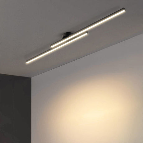 Aluminium LED Taklampa | Modern Minimalist Semi-Flush Mount för Vardagsrum Sovrum | Brick by Brick Carvallo