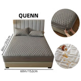 SleepSafe Sängöverdrag - Mjukt och Bekvämt Vattentätt Antiskid Madrassöverdrag Carvallo