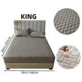 SleepSafe Sängöverdrag - Mjukt och Bekvämt Vattentätt Antiskid Madrassöverdrag Carvallo