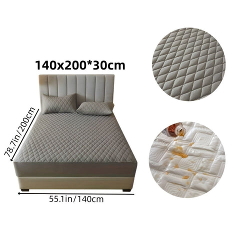 SleepSafe Sängöverdrag - Mjukt och Bekvämt Vattentätt Antiskid Madrassöverdrag Carvallo