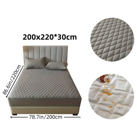 SleepSafe Sängöverdrag - Mjukt och Bekvämt Vattentätt Antiskid Madrassöverdrag Carvallo