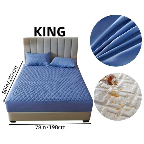 SleepSafe Sängöverdrag - Mjukt och Bekvämt Vattentätt Antiskid Madrassöverdrag Carvallo