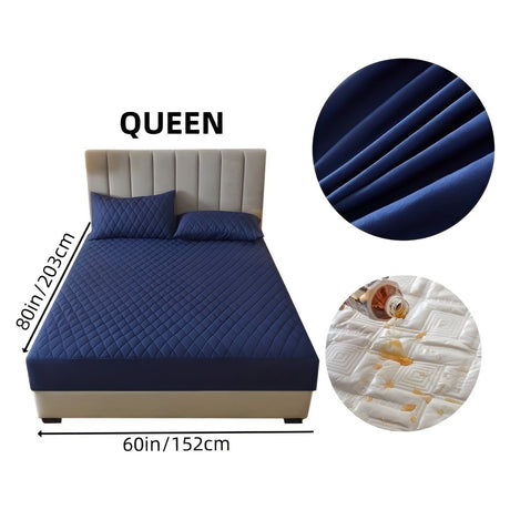 SleepSafe Sängöverdrag - Mjukt och Bekvämt Vattentätt Antiskid Madrassöverdrag Carvallo