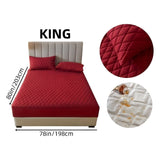 SleepSafe Sängöverdrag - Mjukt och Bekvämt Vattentätt Antiskid Madrassöverdrag Carvallo