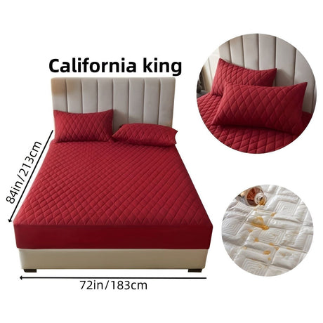 SleepSafe Sängöverdrag - Mjukt och Bekvämt Vattentätt Antiskid Madrassöverdrag Carvallo