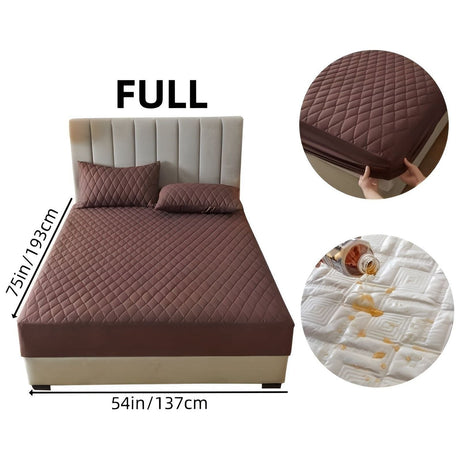 SleepSafe Sängöverdrag - Mjukt och Bekvämt Vattentätt Antiskid Madrassöverdrag Carvallo