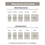 SleepSafe Sängöverdrag - Mjukt och Bekvämt Vattentätt Antiskid Madrassöverdrag Carvallo